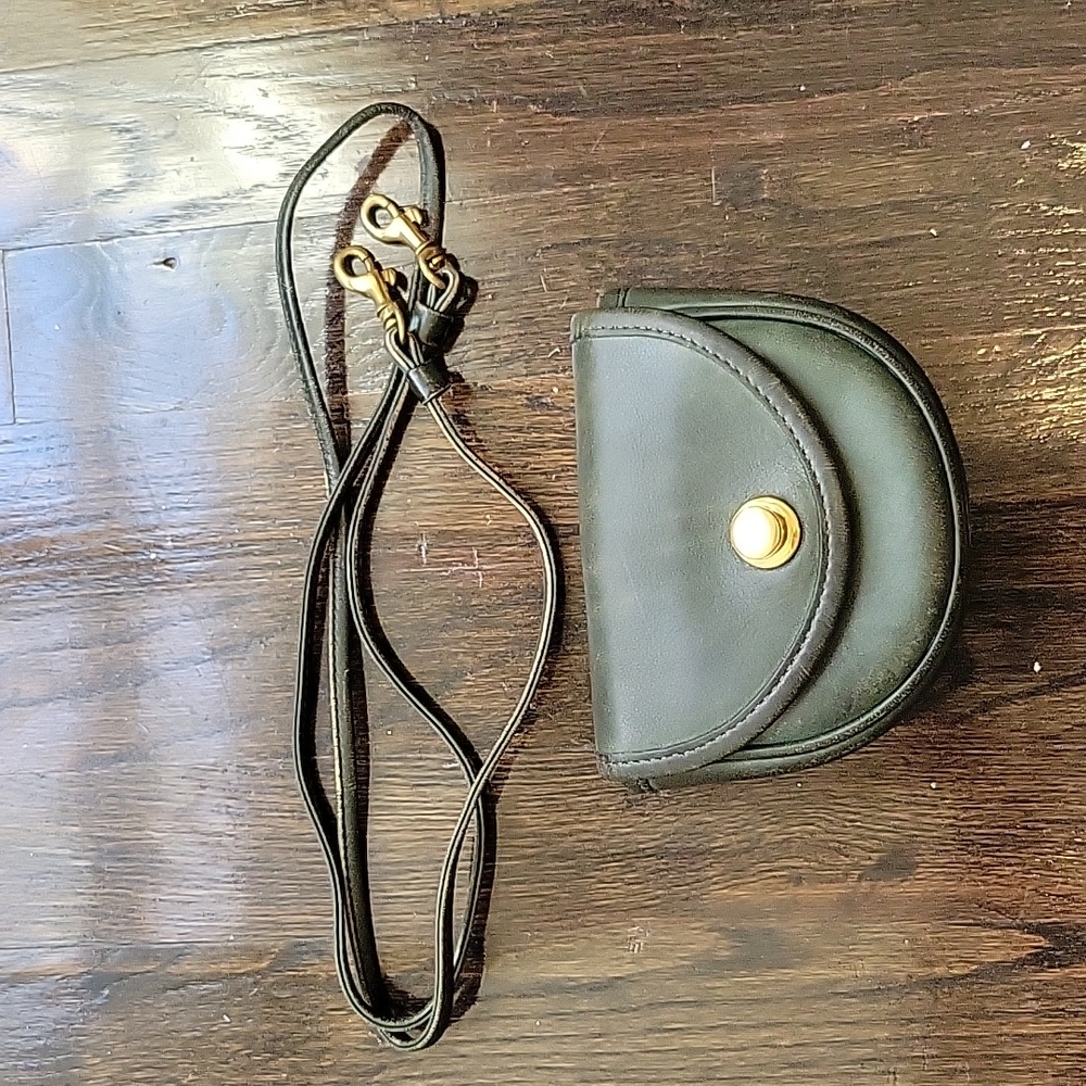 Vintage Coach Green Mini Belt Bag 9826